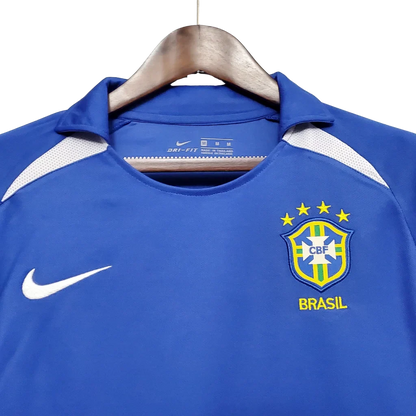 Men's Jersey Brazil National Team Retro Away 2002
