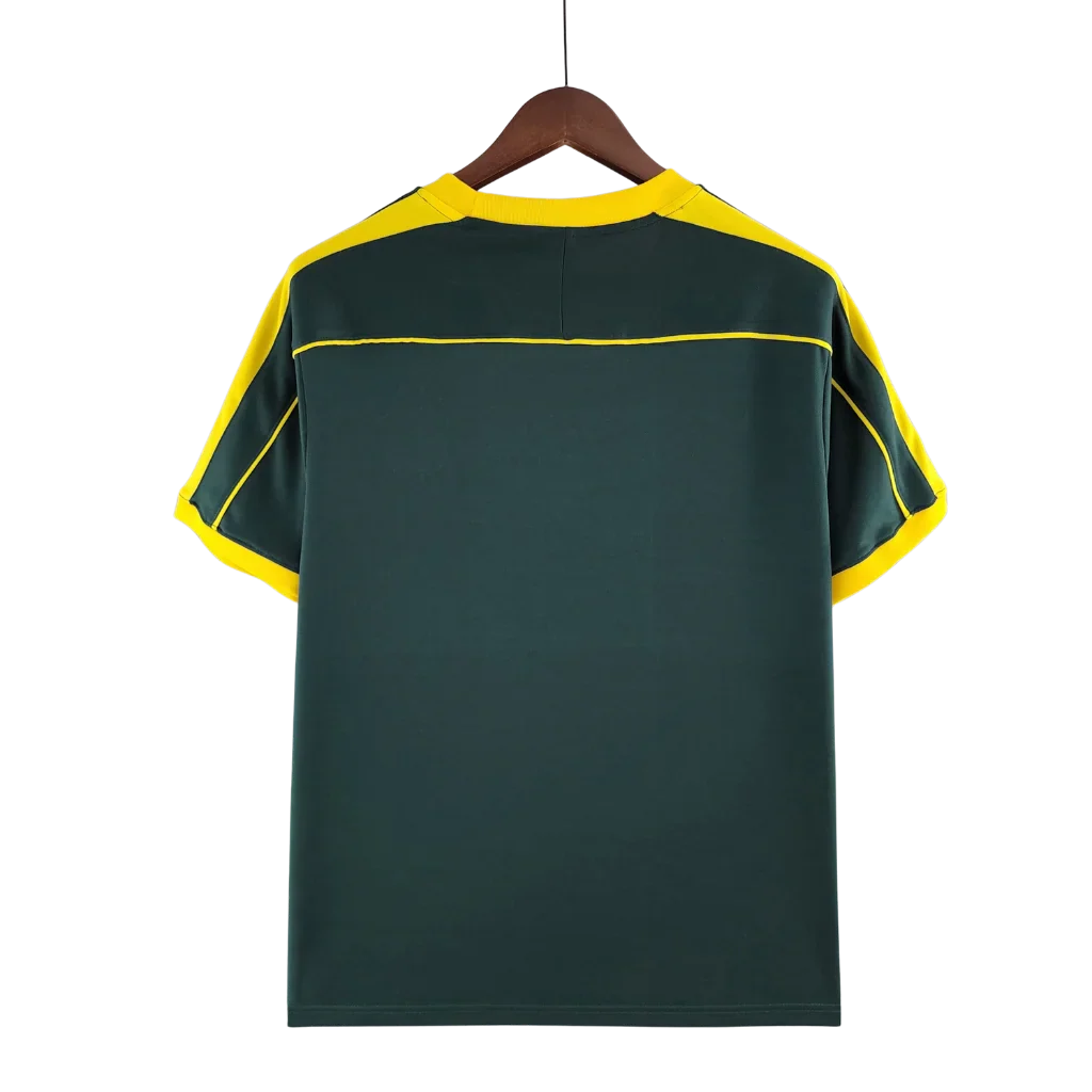 Men's Jersey Brazil National Team Retro Goleiro Verde Escuro 1998