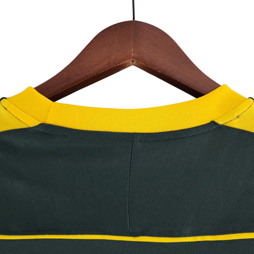 Men's Jersey Brazil National Team Retro Goleiro Verde Escuro 1998