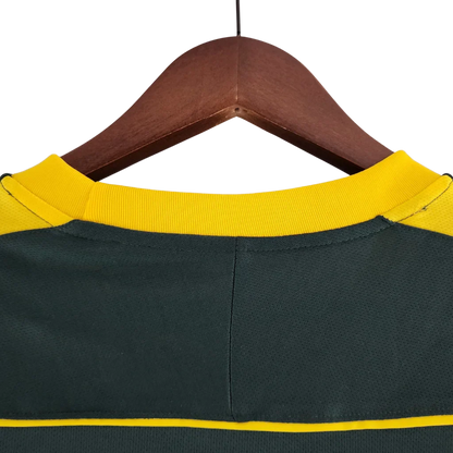 Men's Jersey Brazil National Team Retro Goleiro Verde Escuro 1998