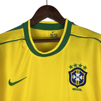 Long Sleeve Retro Brazil National Team 1998