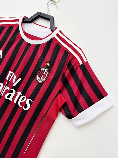 Man's Retro Jersey Milan Team - 2011/12