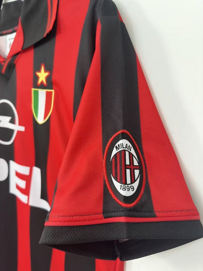 Man's Retro Jersey Milan Team Home- 1996/1997