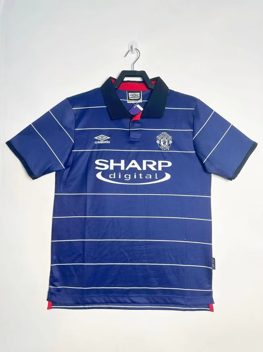 Man's Retro Jersey Manchester United Team Away  - 1999/2000