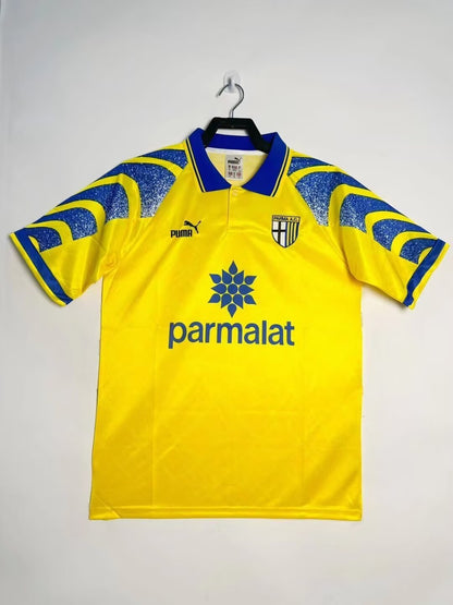 Man's Retro Jersey Parma Calcio Team Yellow - 1995/97
