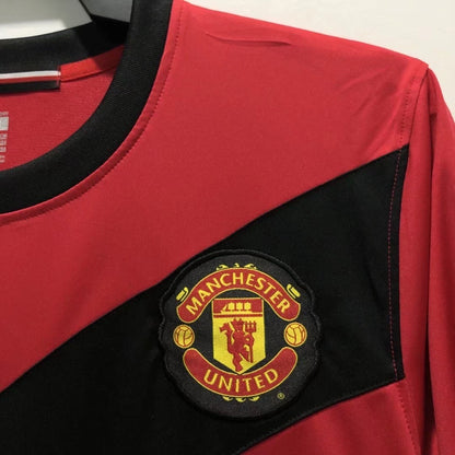 Man's Retro Long Sleeve Manchester United Team Home - 2010