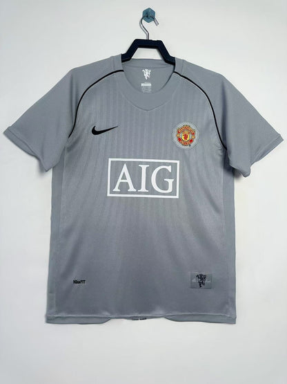 Man's Retro Jersey Manchester United Team Grey GK - 2007/08