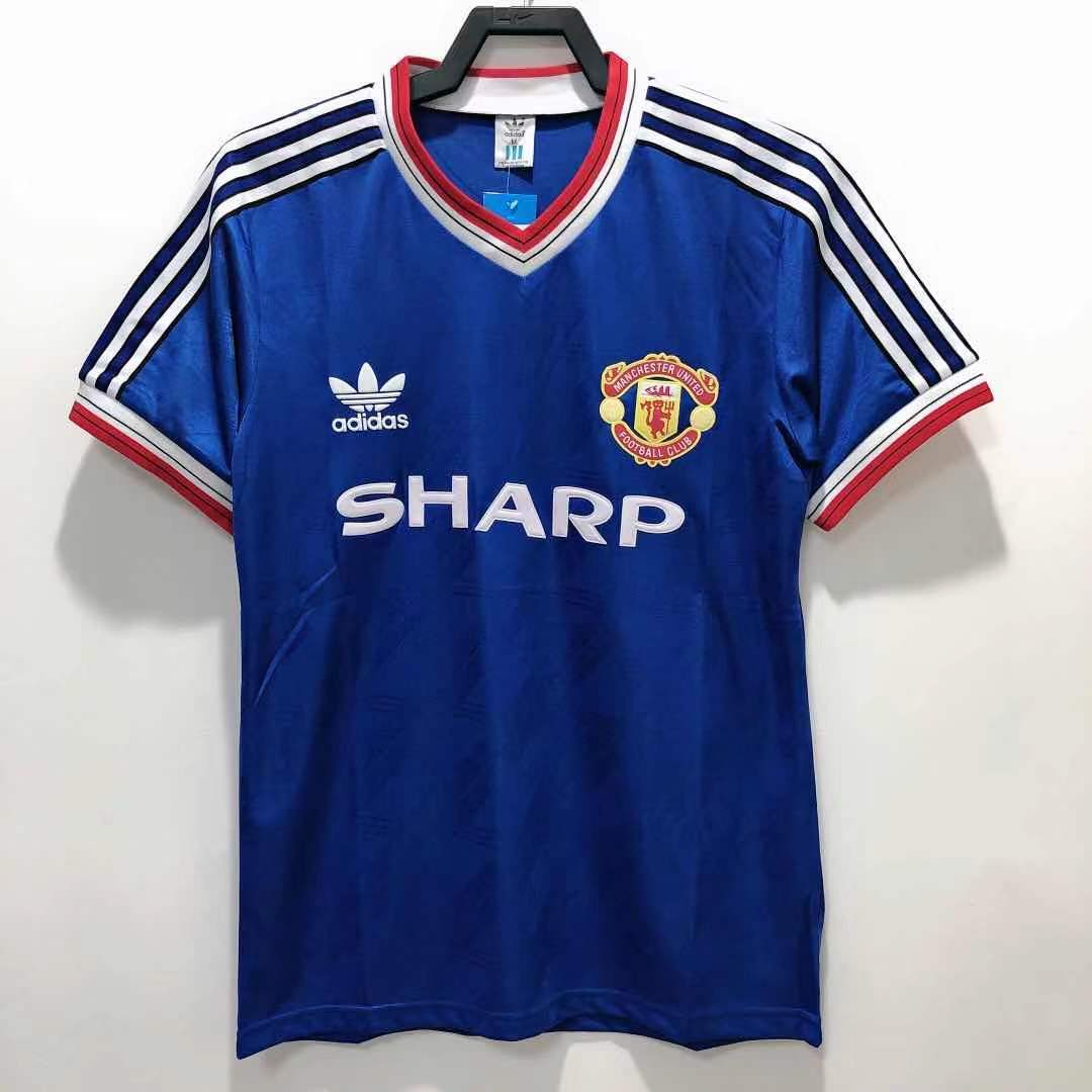 Man's Retro Jersey Manchester United Team Away - 1986/88