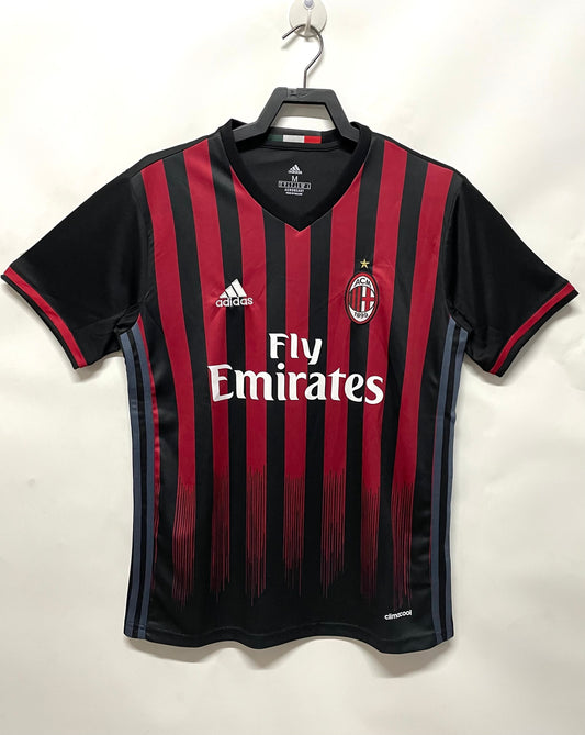 Man's Retro Jersey Milan Team Home- 2016/2017