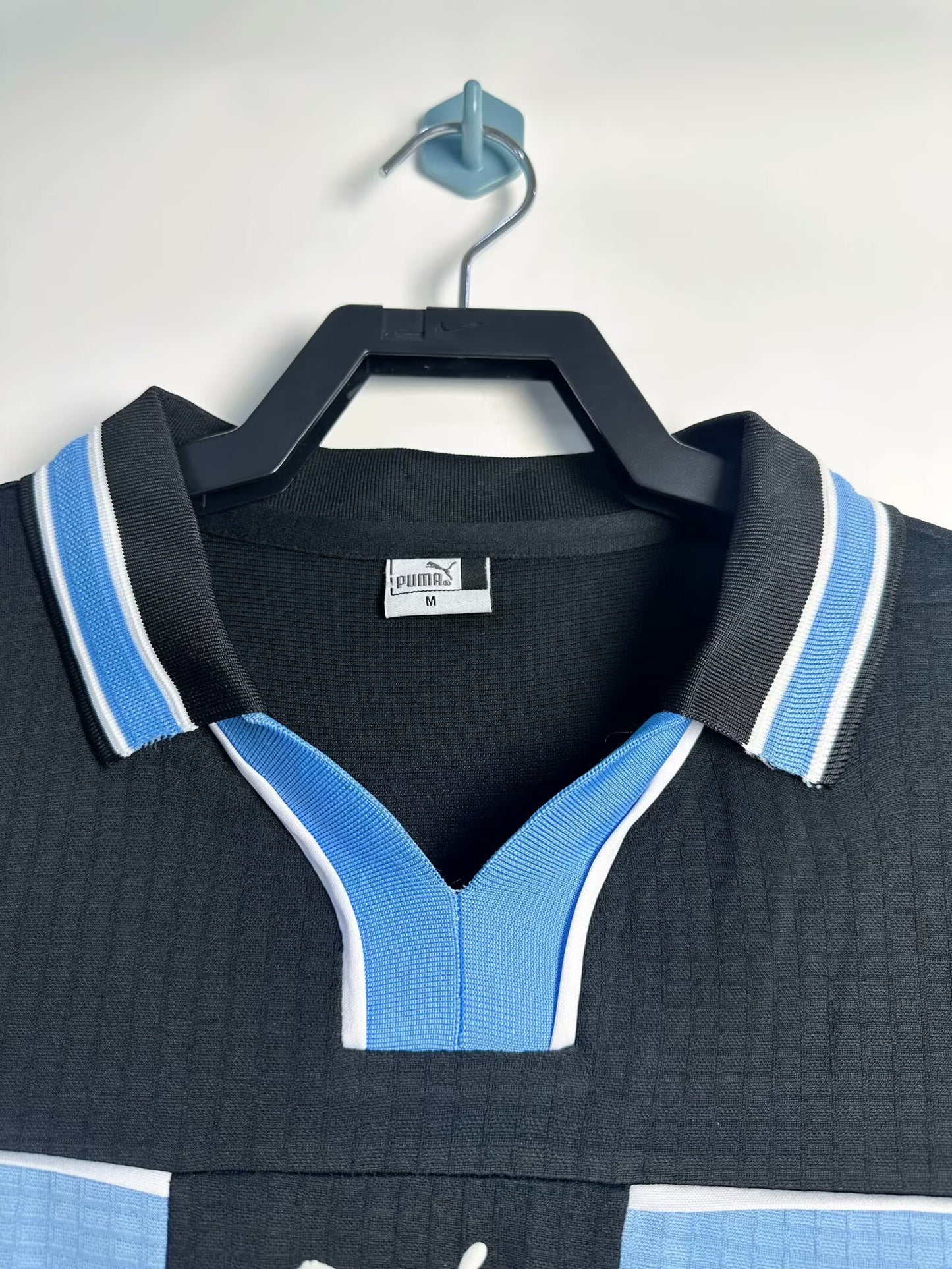 Man's Retro Long Sleeve Lazio Team Away - 1998/99
