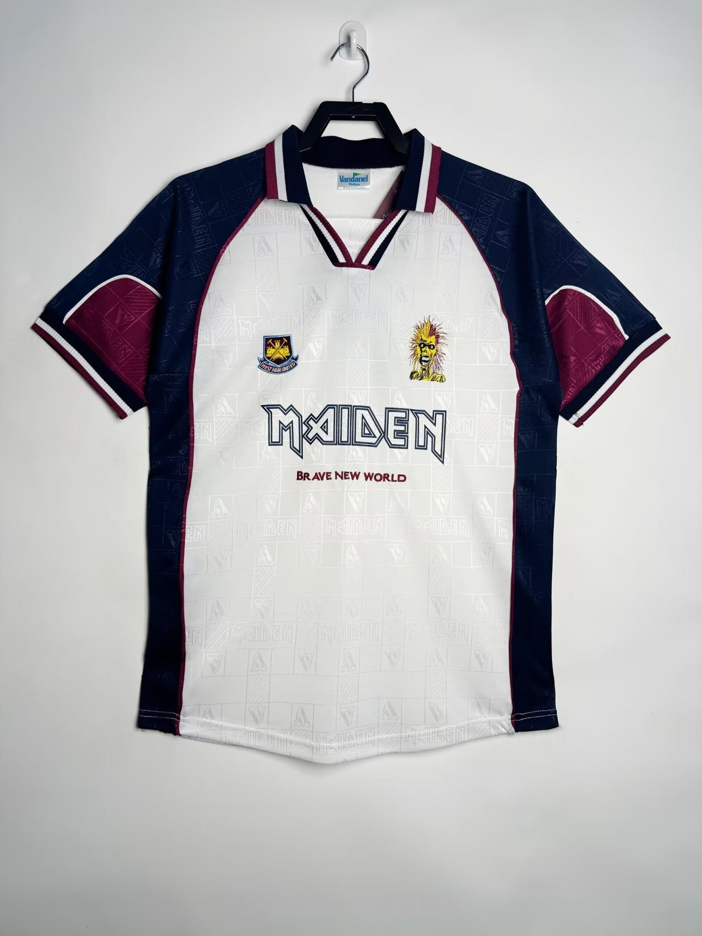 Man's Retro Jersey West Ham Team Away - 1999