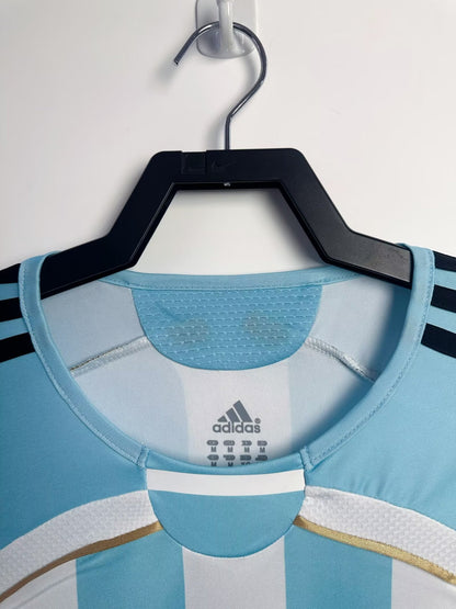 Man's Retro Long Sleeve Argentina National Team Home- 2006/07