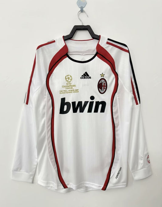 Man's Retro Long Sleeve Milan Team - 2006/07