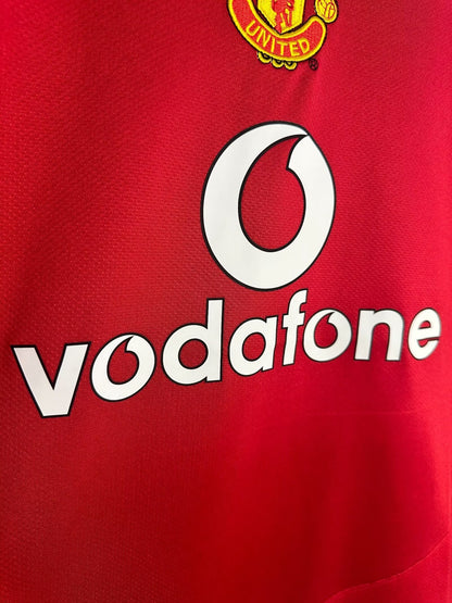 Retro Long Sleeve Manchester United Home - 2005/06