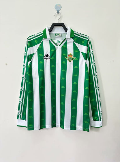 Man's Retro Long Sleeve Real Betis Team - 1995/97