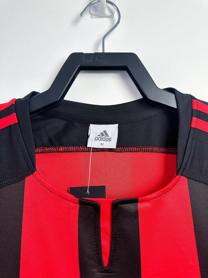 Man's Retro Jersey Milan Team Home- 2003/04