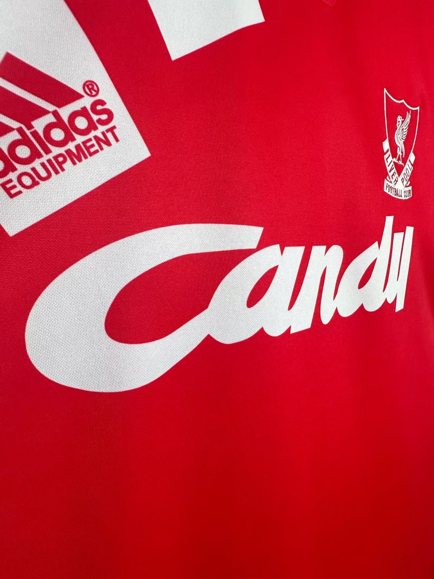 Man's Retro Jersey Liverpool Team Home - 1991/02