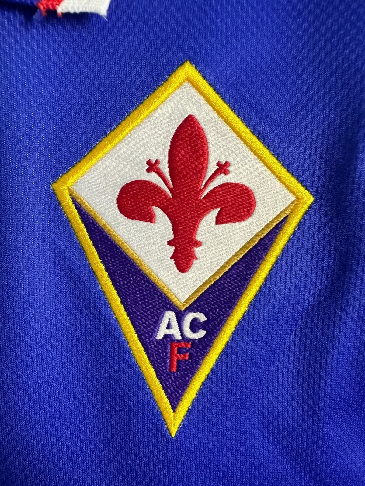 Man's Retro Jersey Fiorentina Team Home - 1995/96