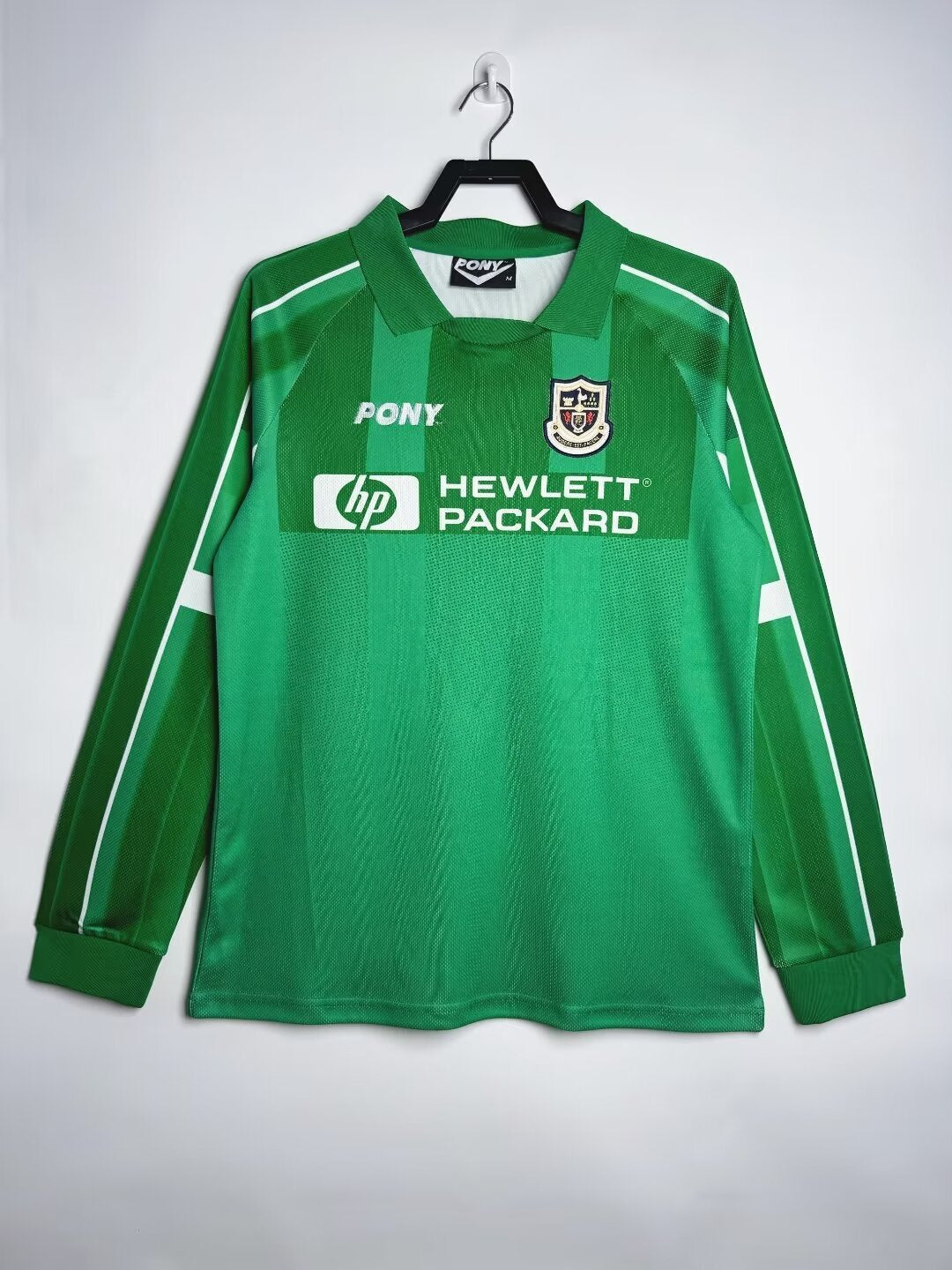 Man's Retro Long Sleeve Tottenham Team Green GK - 1997/1999