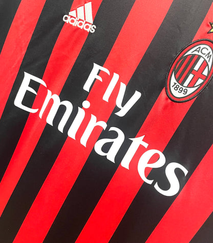 Man's Retro Jersey Milan Team Home- 2017/2018