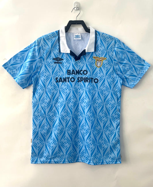 Man's Retro Jersey Lazio Team Home - 1991