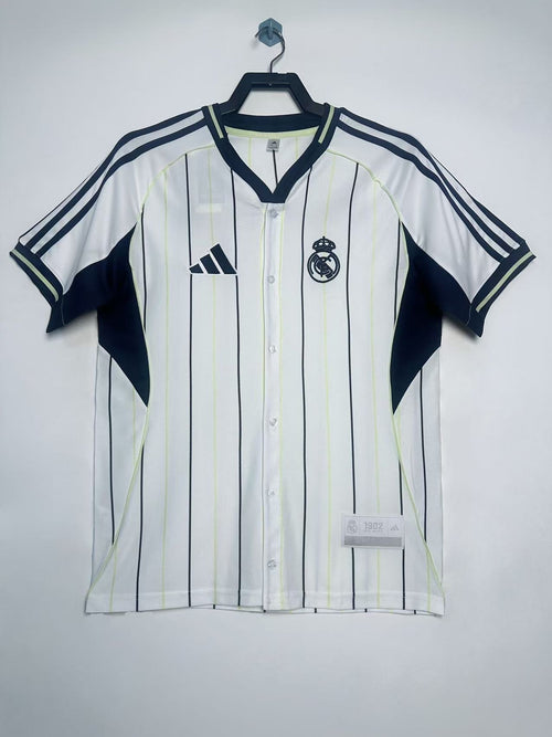 Man's Retro Jersey Real Madrid Team Baseball - 2025