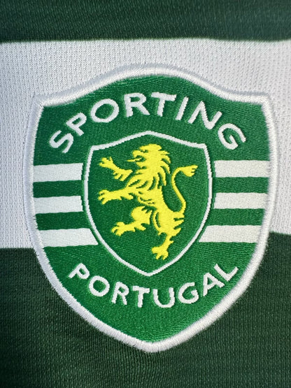 Man's Retro Long Sleeve Lisboa Team Home - 2001/03