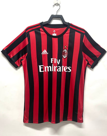 Man's Retro Jersey Milan Team Home- 2017/2018