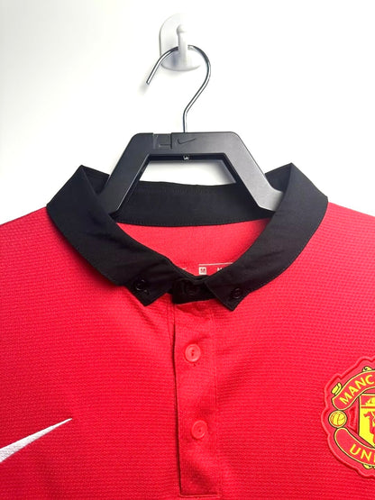 Man's Retro Long Sleeve Manchester United  Team Home - 2013/2014