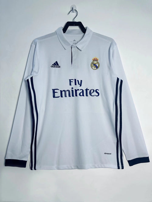 Retro Long Sleeve Real Madrid Adidas  - 2016/17