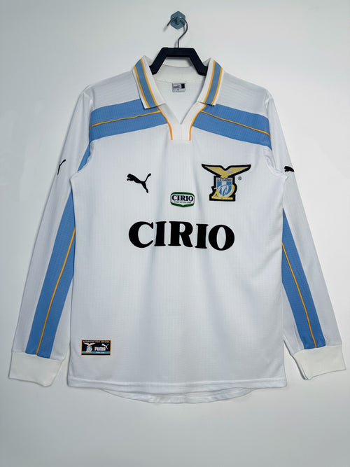 Man's Retro Long Sleeve Lazio Team - 1998/00