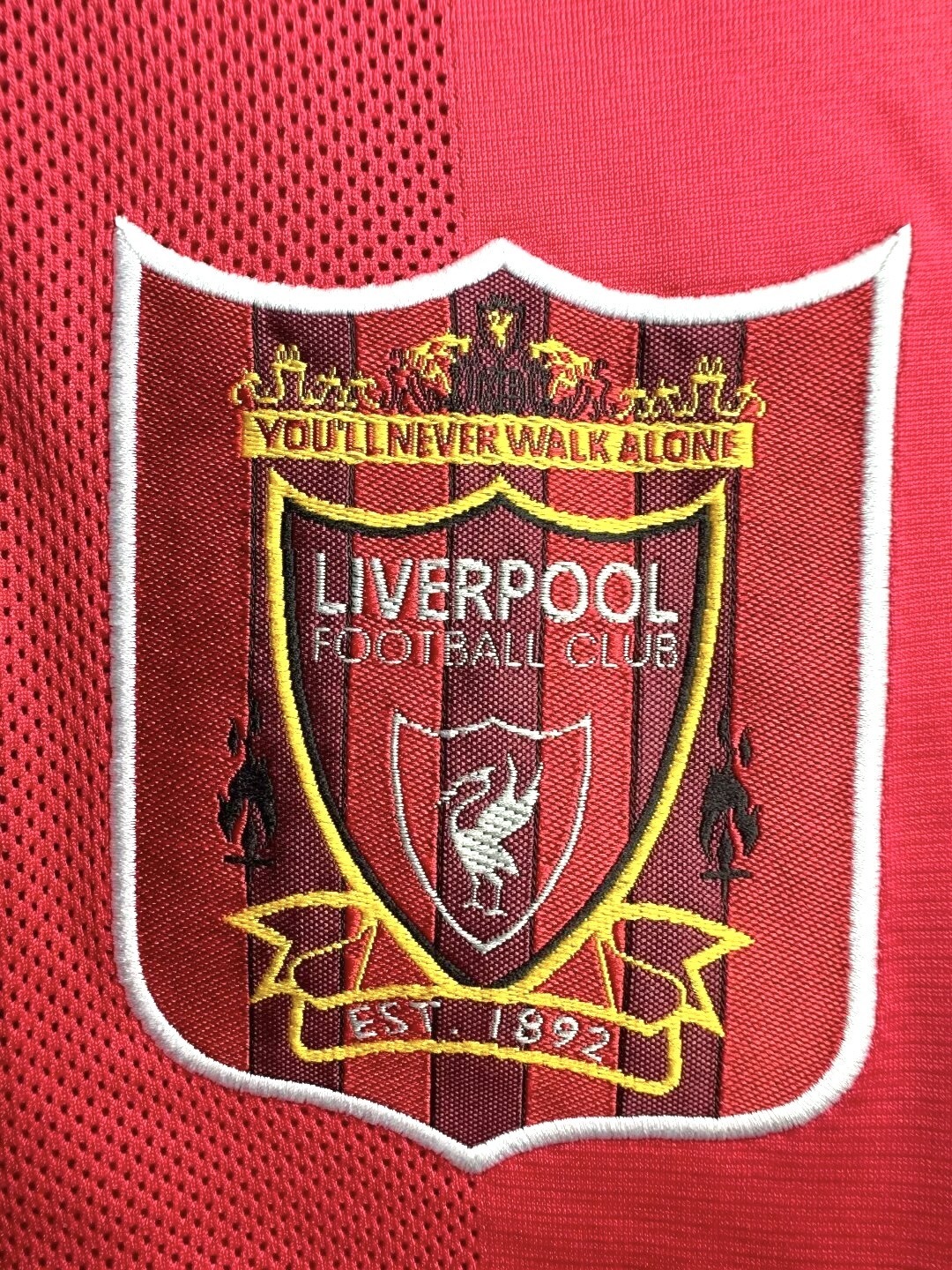 Man's Retro Long Sleeve Liverpool Team Home - 1995/1996