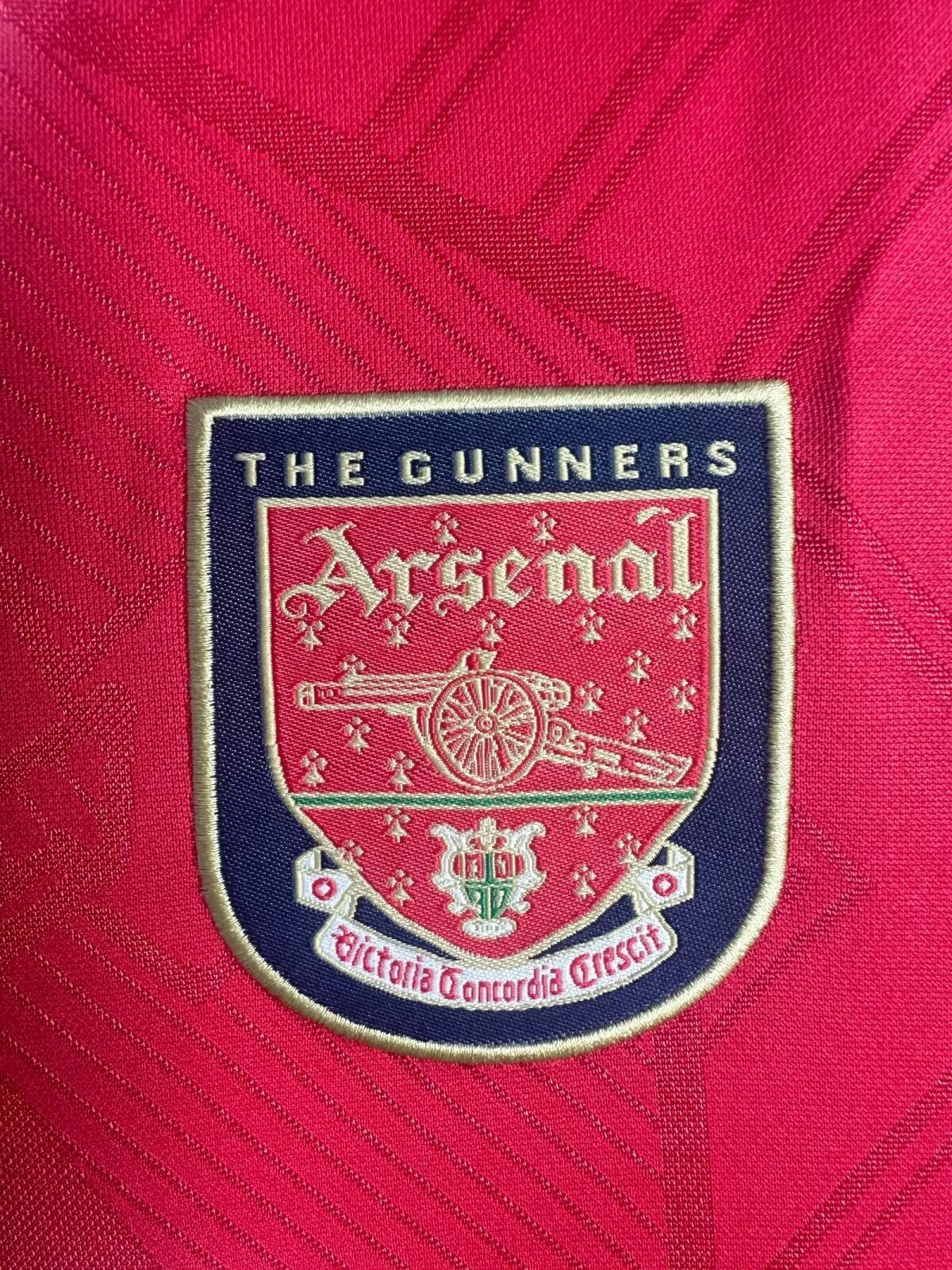 Man's Retro Long Sleeve Arsenal Team Home - 1996/97