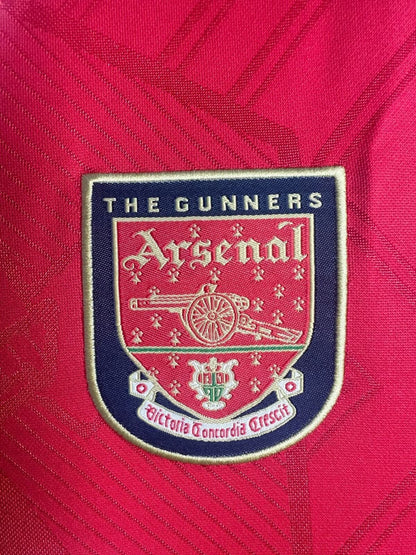 Man's Retro Long Sleeve Arsenal Team Home - 1996/97