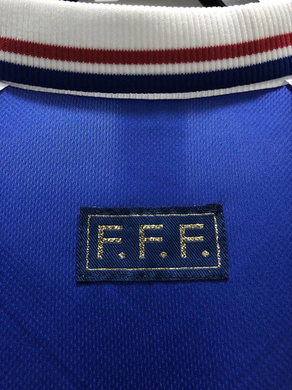 Man's Retro Long Sleeve France National Team Home - 1998