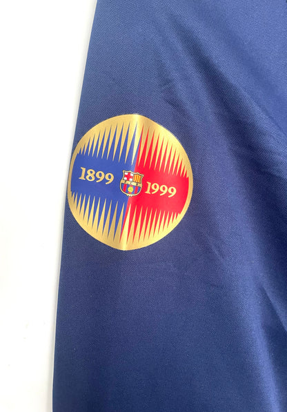 Man's Retro Long Sleeve Barcelona Team 100 years