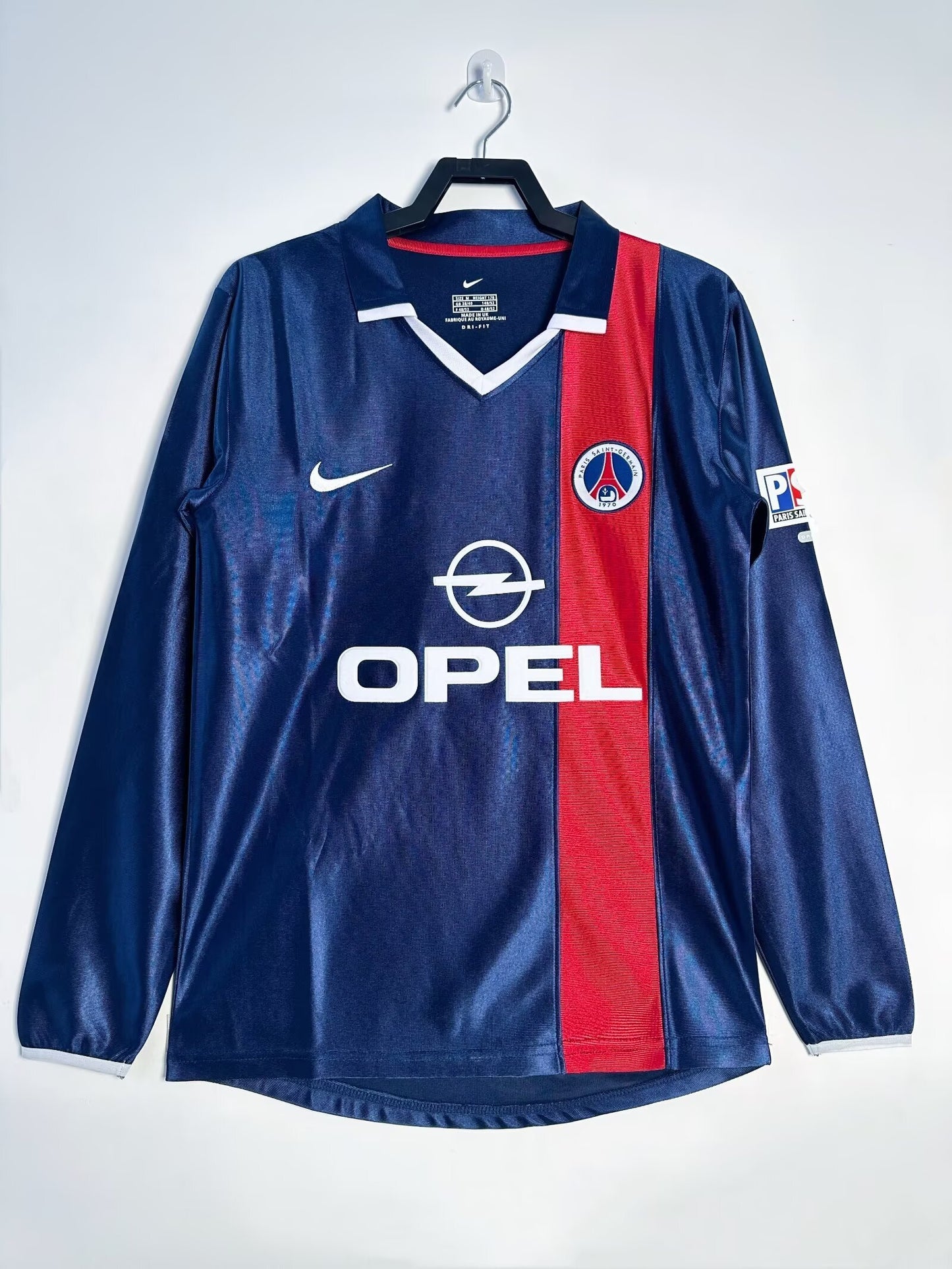 Man's Retro Long Sleeve PSG Team Home - 2001/02