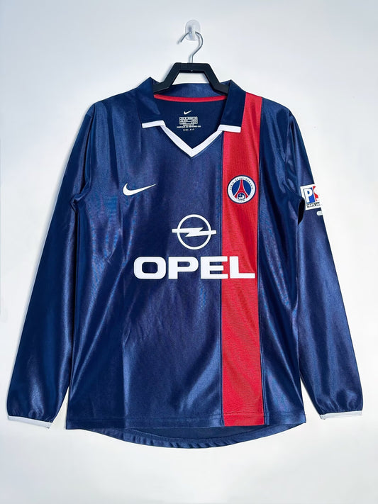 Man's Retro Long Sleeve PSG Team Home - 2001/02