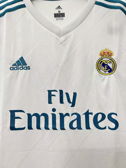 Man's Retro Long Sleeve Real Madrid Team - 2017/18