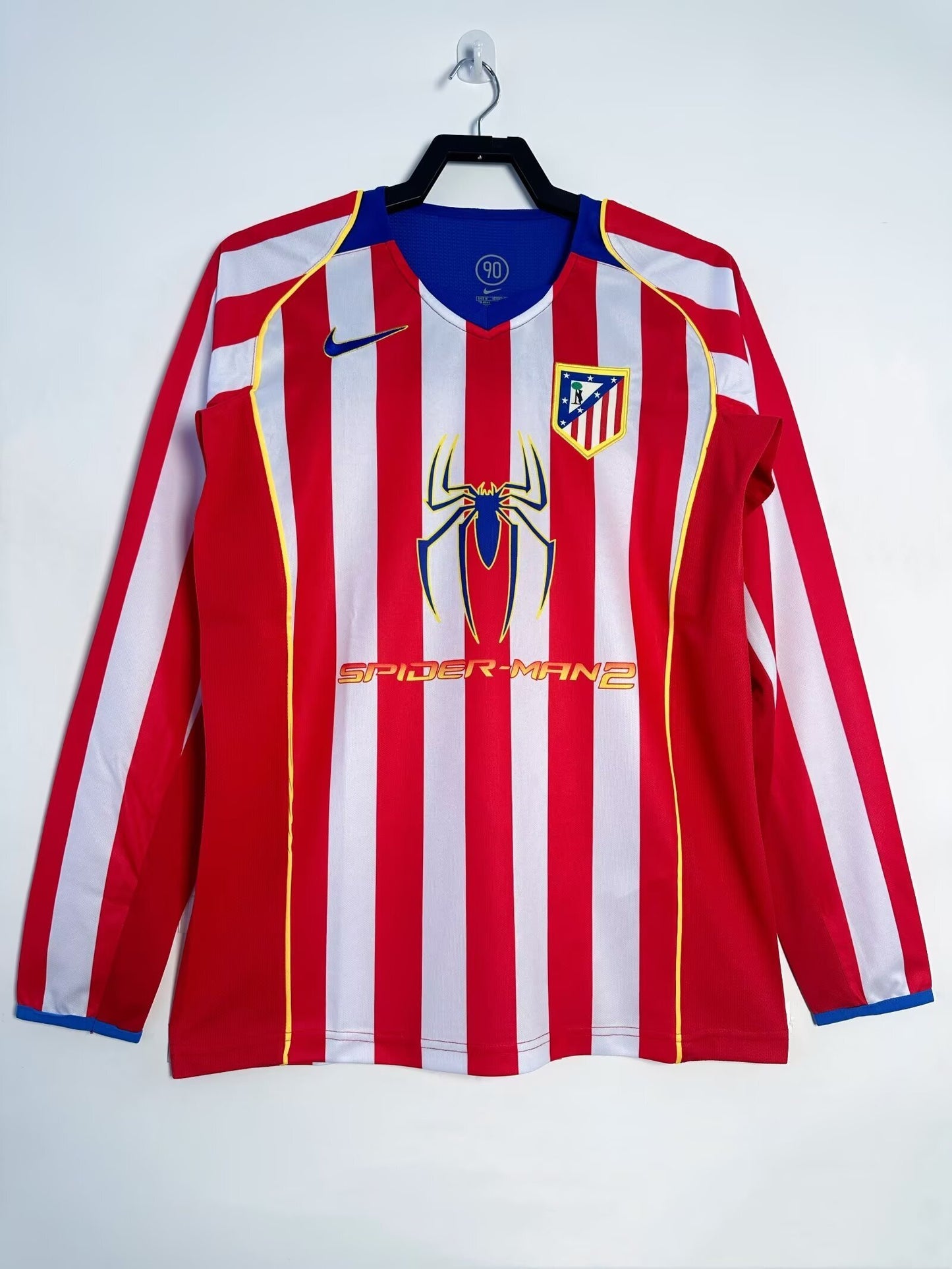 Man's Retro Long Sleeve Atlético de Madrid Team - 2004/05