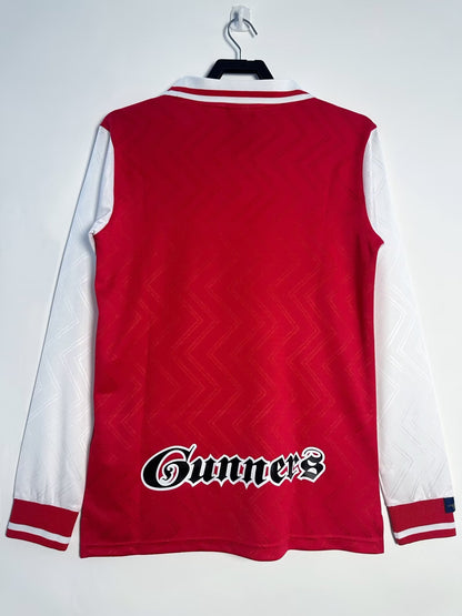 Man's Retro Long Sleeve Arsenal Team Home - 1996/97