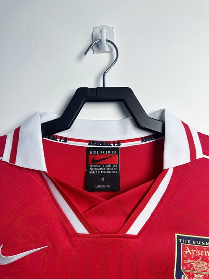 Man's Retro Long Sleeve Arsenal Team Home - 1996/97