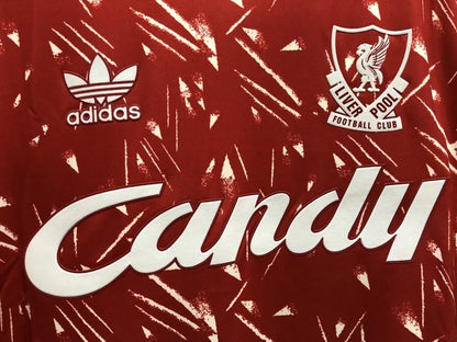 Man's Retro Jersey Liverpool Team - 1989/91