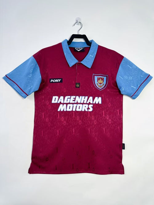 Man's Retro Jersey West Ham Team Home - 1995/97