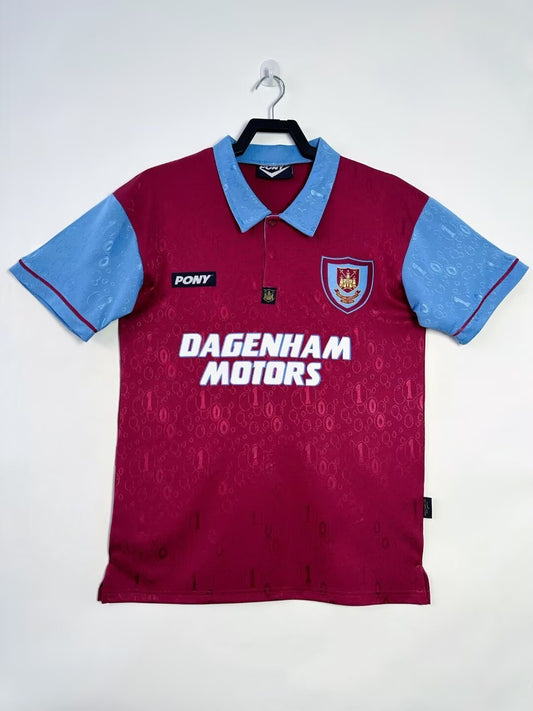 Man's Retro Jersey West Ham Team Home - 1995/97
