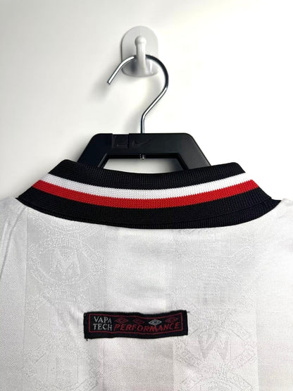 Man's Retro Long Sleeve Manchester United Team Away - 1998/1999