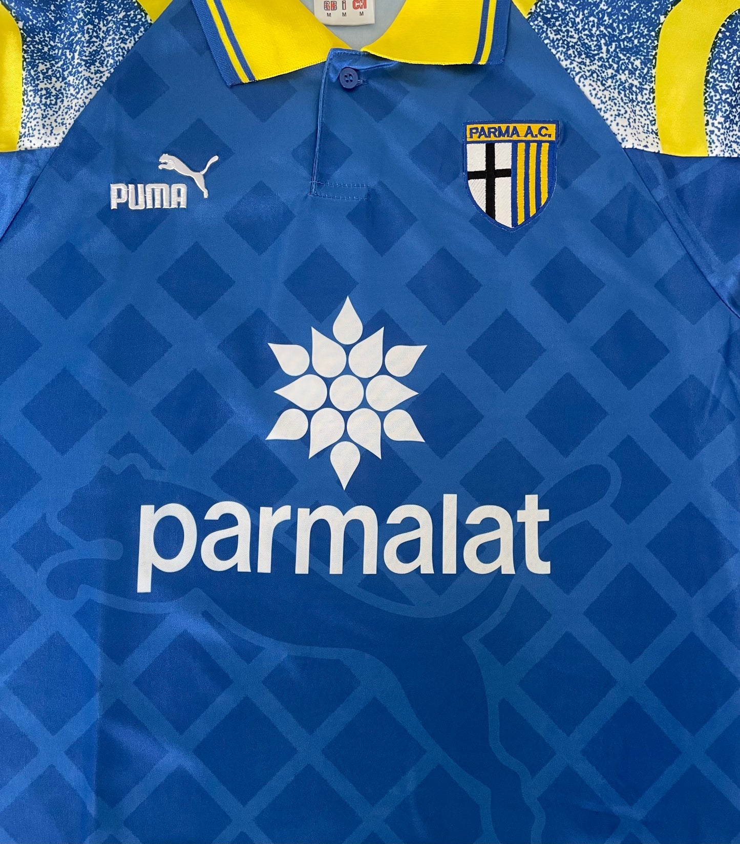Man's Retro Jersey Parma Calcio Team Blue - 1995/97