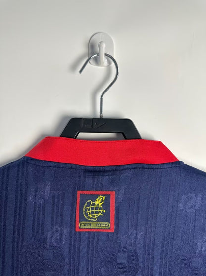 Man's Retro Jersey Spain National Team Jacquard - 1998