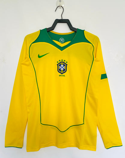 Long Sleeve Retro Brazil National Team 2004/2005