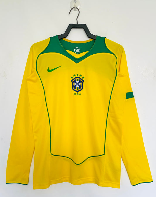 Long Sleeve Retro Brazil National Team 2004/2005